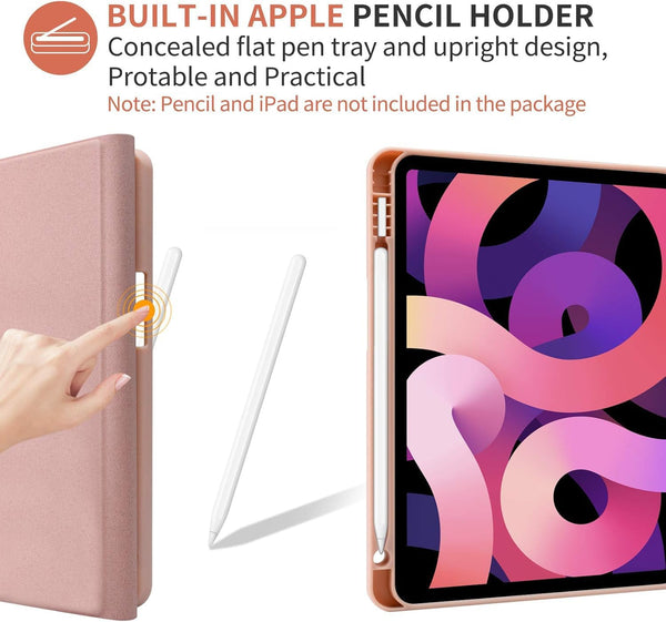 KBCASE Keyboard Case for iPad Air 11-inch (M2) 2024, Detachable Bluetooth Keyboard Tablet Case with Pencil Holder
