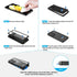 Samsung Galaxy S21 Ultra 5G Case - Waterproof IP68 Certified Dustproof Shockproof with Built-in Screen Protector, Black