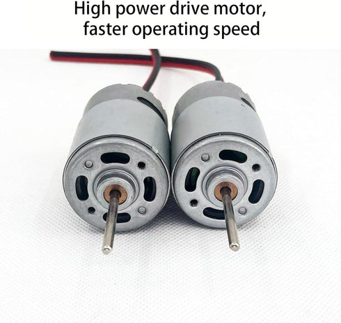 WEISUYUUS 12V 10000RPM Multifunctional High Speeded Motor for Toy Boats and Intelligent Car Small Gear Motor with High