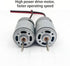 WEISUYUUS 12V 10000RPM Multifunctional High Speeded Motor for Toy Boats and Intelligent Car Small Gear Motor with High