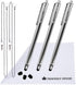 The Friendly Swede 3pcs High Precision Stylus Pens for Touch Screens, 5.5" with Replaceable Thin-Tip, Lanyards &