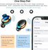 Wireless Earbuds, Bluetooth 5.3 Headphones with Mic, USB Charging Case, Dual Connect, Black Ear Buds.