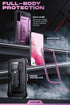 SUPCASE Unicorn Beetle Pro Case for Samsung Galaxy S22, Heavy Duty Full-Body Rugged Kickstand, Purple