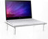 10mm 14.5'' 9'' 3.4'' (1 Jusalpha Acrylic Monitor Stand - Thickness Clear Platform - x x Desktop/ Laptop/ Monitor Riser