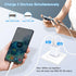 USB C Power Adapter, 3Pack 20W 2 Port PD&QC 3.0 Fast Charging Block Wall Charger for iPhone and Samsung Galaxy