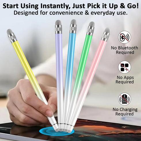THE CASE DOCTOR GET YOUR CASE LIFT WITH THE CASE DOCTOR 5 Pack TCD Stylus Pen for Touch Screen, High Precision