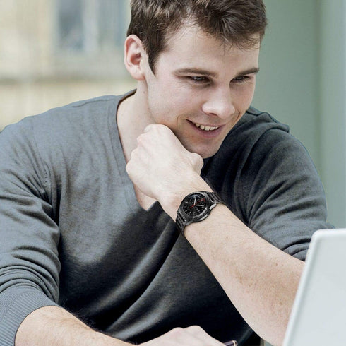 Valkit 2 Packs Galaxy Watch 7 6 5 4 FE Band Pro Classic 43/47/45/40/44/42/46mm Solid Stainless Steel Wristbands