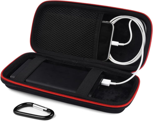 Power Bank Hard Travel Case Medium Compatible with RAV Power, Anker, INIU, Miady, Black