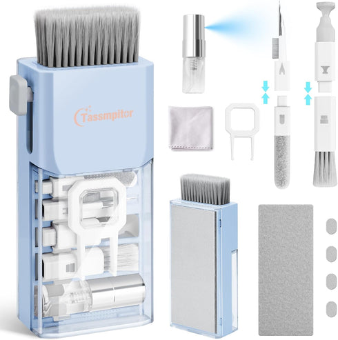 10-in-1 Laptop Keyboard Cleaning Kit, Electronics Screen Cleaner Tool with 3 in 1 Earbud Cleaner Pen, Camera Lens Pen