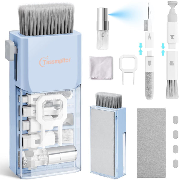 10-in-1 Laptop Keyboard Cleaning Kit, Electronics Screen Cleaner Tool with 3 in 1 Earbud Cleaner Pen, Camera Lens Pen