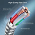 Essri 2Pack 10FT iPhone Charger Cord, Nylon Braided Charging Cable Compatible with iPhone 14/13/12/11, Gray