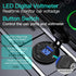 12V USB Outlet 78W, 3 Port USB C Fast Charger with Switch & Voltmeter, Waterproof Car Charger Socket for Marine RV Truck