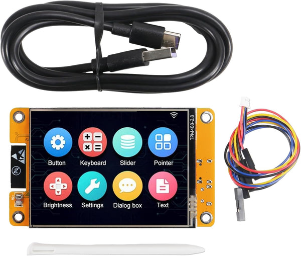 AITRIP 1 Pack ESP32 Development Board ESP32-2432S028R 2.8 Inch 240X320 WiFi Bluetooth Smart Display TFT Module Touch