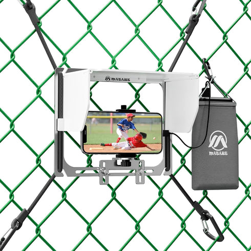 Matare Cell Phone Fence Mount with Shade, Game Changer Mounting Kit, Gamechanger Streaming