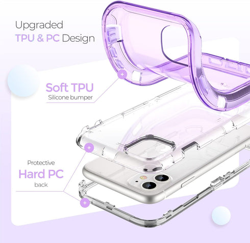 ORIbox iPhone 11 Case: Heavy Duty Shockproof Anti-Fall Clear Case