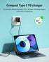 65W GaN PPS USB C Fast Charger Block for Laptops, Tablets & Phones with USB-C to USB-C Cable (MacBook, iPhone 16/Pro)