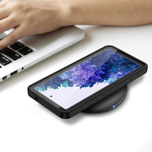 Lanhiem IP68 Waterproof Dustproof Case for Samsung Galaxy S20 FE - Heavy Duty with Built-in Screen Protector
