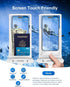 wellhouse Waterproof Phone Pouch, Case for iPhone 15/14/13/12 Pro Max, IPX8 3D Dry Bag Beach Essentials - White