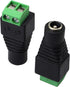 zdyCGTime DC 5.5 X 2.1mm Adapter, 2.1 X5.5mm Female Barrel Power Jack to 2 Pin/Way Female Bolt Connector
