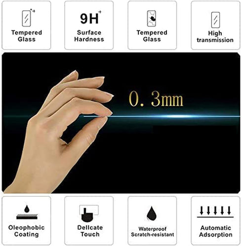 GH6 Screen Protector for Panasonic LUMIX GH6 4K Digital Camera, 0.3 mm Tempered Glass Film, 3 Packs