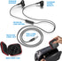 Wired Earbuds Noise Cancelling 3.5mm Headphones for PC, Ear Buds with Mic, Magnetic Plug in Earphones for Samsung