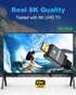 8K 10ft (3 Pack) 48Gbps 2.1 8K@60Hz, 4K@120Hz, 10K, 2K, 3D, 2.2, 4:4:4, Yauhody HDMI Cable High Speed HDMI Cord