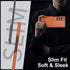 Samsung Galaxy Z-Fold-6 Case with Screen Protector, Slim Hinge Lightweight Stand, Wireless Charging - Orange