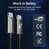 USB 4 Cable Replacement for Thunderbolt 4/3, 6.6ft, Supports 8K HD Display, 40 Gbps Data Transfer, Type-C