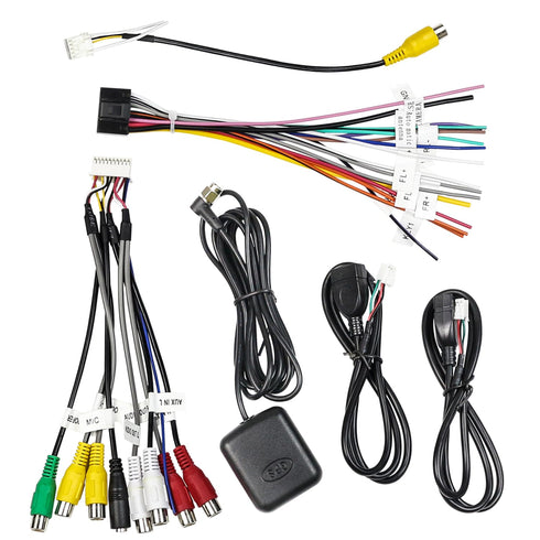 Android Radio Wiring Harness Kit with 16 Pin ISO Car Radio Wire