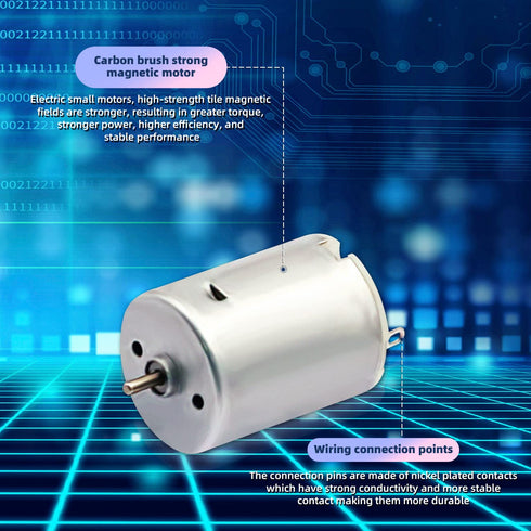8Pack 3V-12V 280 DC Motor Micro Motor Round Shaft Electric Motor for DIY Airplane RC Boat Toys Model DIY Hobby