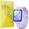 Compatible for YOUSOKU Kids Smart Watch Screen Protector, 6 Pack Full Coverage TPU Clear Film for H97 Pro