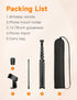 Victiv 86" Phone Tripod, Tall Tripod for iPhone with Flexible Gooseneck & Remote, Portable Aluminum Cellphone Stand