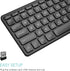 Arteck 2.4G Wireless Keyboard, Ultra Slim Compact Wireless Keyboard with Media Hotkeys for Windows 10/8/7