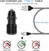 Car Charger Fast Charging for Moto G Stylus 5G 2021-2023, 30W Adapter Quick Charge 3.0 with 6FT USB Cable