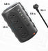 Surge Protector Power Strip 10 FT Cord, TenTrend Tower with 16 Outlets and 5 USB Ports for Home Office