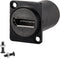QIANRENON DP1.4 Panel Mount Connector 8k@60hz Displayport Female to Female Coupler for HD Digital Audio/Video