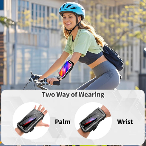 Kebrela (16/15/14/13/12/11/X/XR), S24/S10, 7.0'' Wristband Phone Holder for Running, Forearm Armbands, Running Armband