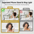TONOR Overhead Ring Light Kit, 10" Ringlight with Heavy Duty Boom Arm and Phone Holder