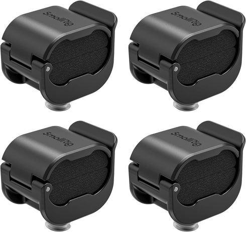 SMALLRIG Camera Clamp (4 pcs) for HDMI/SDI/Microphone Cable, DSLR Camera Cable Lock Mount