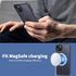CACOE Dark Blue Magnetic Case for iPhone 13 & 14 (6.1") - Shockproof, Anti-Fingerprint, MagSafe & Car Mount Compatible.