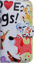 Case for Samsung Galaxy S20 Plus - Colorful Cute Dogs Leather Flip Phone Wallet Cover with Card Slot Holder Kickstand