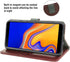 Asuwish Wallet Case for Samsung Galaxy J4 Plus, Tempered Glass Screen Protector, Leather Flip Card Holder