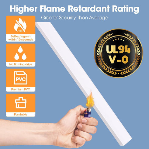 YesBes 500in 32X L15.75 W0.96in H0.57in, Cord Hider Kit, Cord Covers for Wires on Wall, Paintable Cable Raceway, Cord