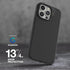 ZAGG Manhattan Snap Case for iPhone 15 Pro Max, Premium Silicone, Durable Graphene Material, Sage Green