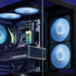 Vetroo SA-140 Black 140mm Addressable RGB & PWM Computer Cooling Fans with Controller Low Noise High Performance