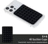 SHENGXIN 2 Pack 40 Silicone Double-Sided Suction Grip Cups per Side, Strong Hold for iPhone, Galaxy, Pixel, Android
