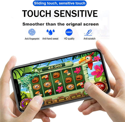 2Pack Hydrogel Screen Protector for iPhone 15 Pro Max | Anti-Spy, Case Friendly, High Sensitivity Soft TPU Film