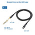 Cable Matters Premium Braided 3.5mm to Mini XLR Headphone Cable 4 ft - Compatible with Beyerdynamic DT 1770 Pro, DT 1990 Pro, AKG K240, K182, K175, K182, K245, K371, and Q701 Headphones