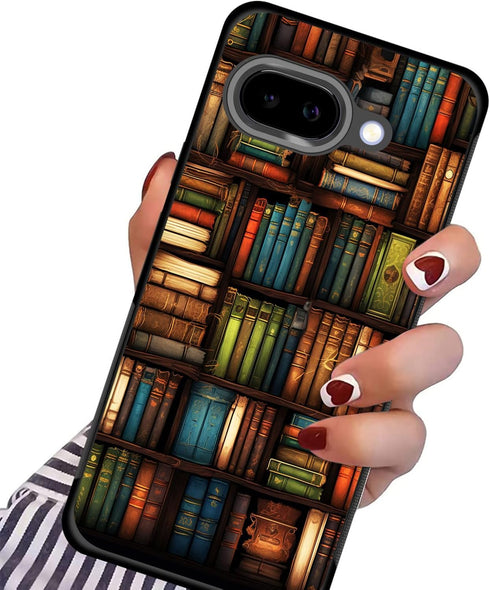ZQLPLZR 9a 9a 6.3" 2025,Vintage for Pixel Case,Tire Anti-Skid Edges Cute Design Shockproof Bumper Full Protection Back