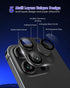 iPhone 14 Pro/iPhone 14 Pro Max Camera Lens Protector, Full Coverage Metal 9H Tempered Glass Case Friendly Cover